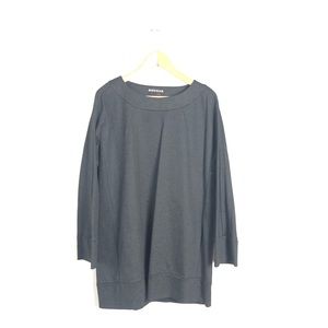 Rochas Tunic Dress Knit Sweater Mini Pleated